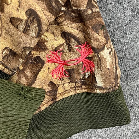 Under Armour Hoodie Womens Size S Camo ColdGear Full Zip Fleece Lined - Picture 8 of 10